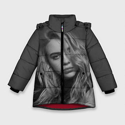 Куртка зимняя для девочки BILLIE EILISH, цвет: 3D-красный