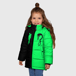 Куртка зимняя для девочки BILLIE EILISH: Blohsh & Ghoul, цвет: 3D-черный — фото 2