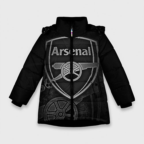 Зимняя куртка для девочки Arsenal / 3D-Черный – фото 1