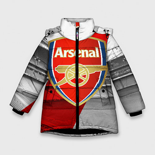 Зимняя куртка для девочки Arsenal / 3D-Черный – фото 1