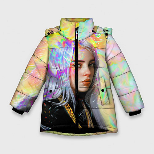 Зимняя куртка для девочки Billie Eilish / 3D-Черный – фото 1