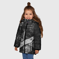 Куртка зимняя для девочки Trea Sure Ateez, цвет: 3D-красный — фото 2