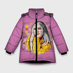 Куртка зимняя для девочки BILLIE EILISH, цвет: 3D-черный