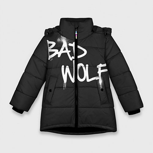 Зимняя куртка для девочки Bad Wolf / 3D-Черный – фото 1