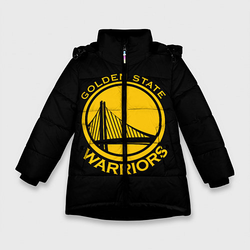 Зимняя куртка для девочки GOLDEN STATE WARRIORS / 3D-Черный – фото 1