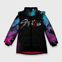 Куртка зимняя для девочки STRAY KIDS, цвет: 3D-красный