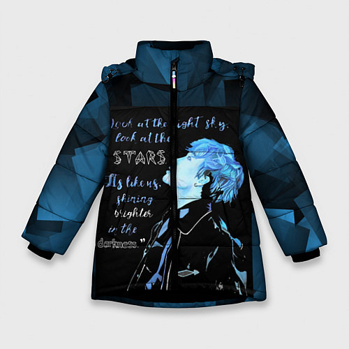 Зимняя куртка для девочки Stray Kids / 3D-Черный – фото 1