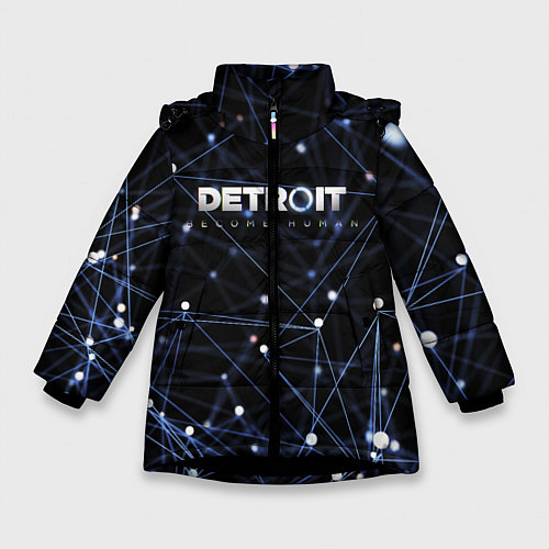 Зимняя куртка для девочки Detroit:Become Human Exclusive / 3D-Черный – фото 1