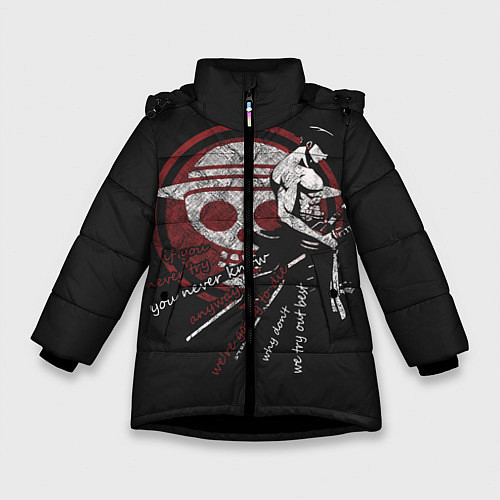 Зимняя куртка для девочки One Piece / 3D-Черный – фото 1
