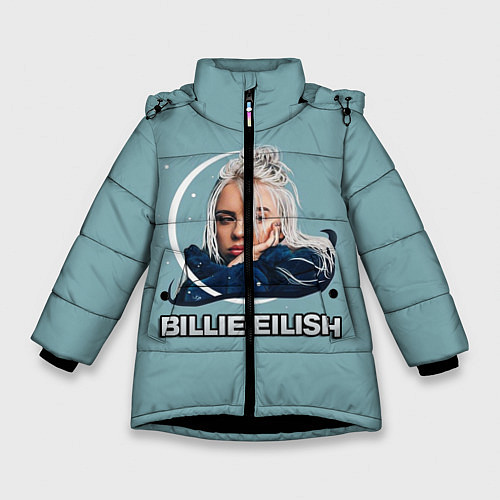 Зимняя куртка для девочки BILLIE EILISH / 3D-Черный – фото 1