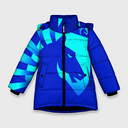 Куртка зимняя для девочки Counter Strike, цвет: 3D-черный