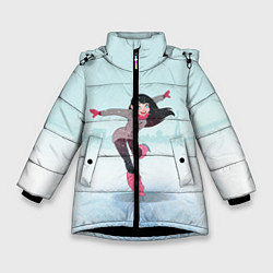 Зимняя куртка для девочки Фигурное катание