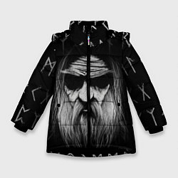 Куртка зимняя для девочки Велес, цвет: 3D-черный