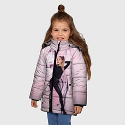 Куртка зимняя для девочки Ariana Grande, цвет: 3D-светло-серый — фото 2