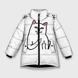 Зимняя куртка для девочки Meme Cat