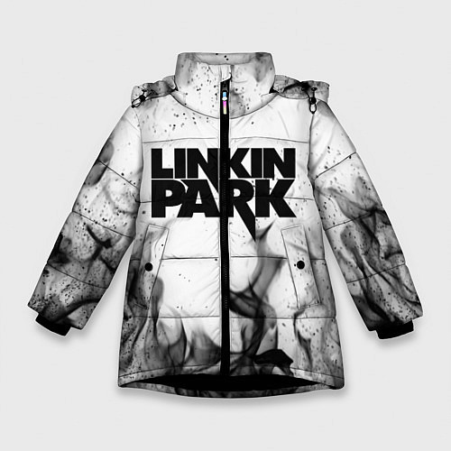 Зимняя куртка для девочки LINKIN PARK / 3D-Черный – фото 1