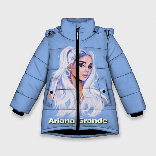 Зимняя куртка для девочки Ariana Grande Ариана Гранде / 3D-Черный – фото 1