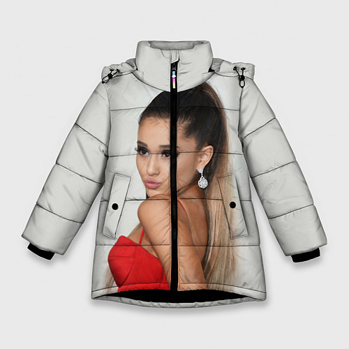 Зимняя куртка для девочки Ariana Grande Ариана Гранде / 3D-Черный – фото 1