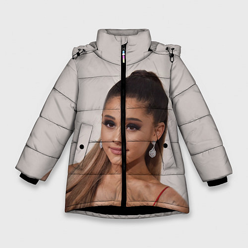 Зимняя куртка для девочки Ariana Grande Ариана Гранде / 3D-Черный – фото 1