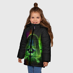 Куртка зимняя для девочки Ивангай AWEN, цвет: 3D-красный — фото 2