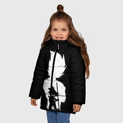 Куртка зимняя для девочки Mini Dragon Ball, цвет: 3D-черный — фото 2