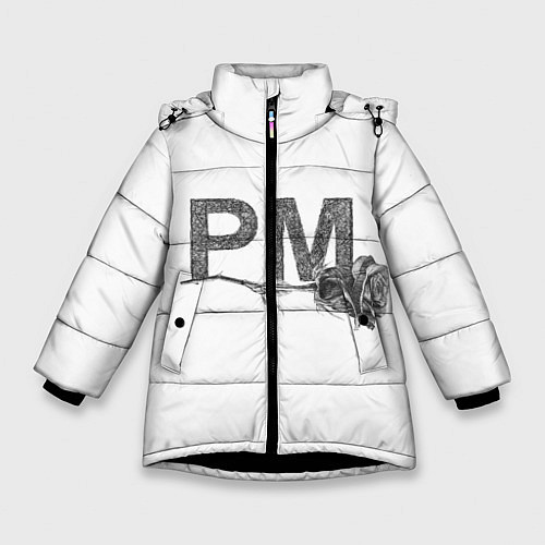 Зимняя куртка для девочки Payton Moormeier / 3D-Черный – фото 1