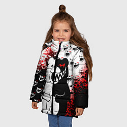Куртка зимняя для девочки MONOKUMA, цвет: 3D-черный — фото 2