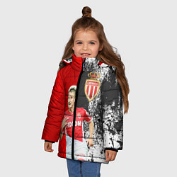 Куртка зимняя для девочки Головин, цвет: 3D-красный — фото 2
