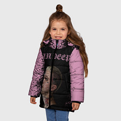 Куртка зимняя для девочки LiL PEEP, цвет: 3D-черный — фото 2