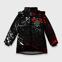 Куртка зимняя для девочки Payton Moormeier: TikTok, цвет: 3D-светло-серый