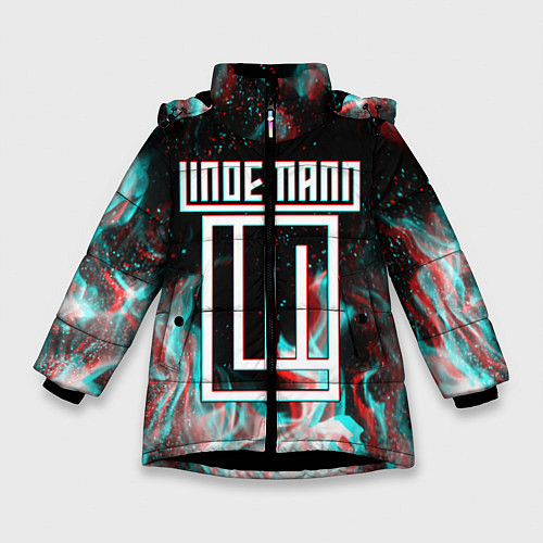 Зимняя куртка для девочки LINDEMANN GLITCH / 3D-Черный – фото 1