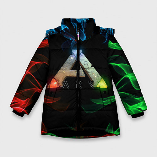 Зимняя куртка для девочки Ark Survival Evolved / 3D-Черный – фото 1