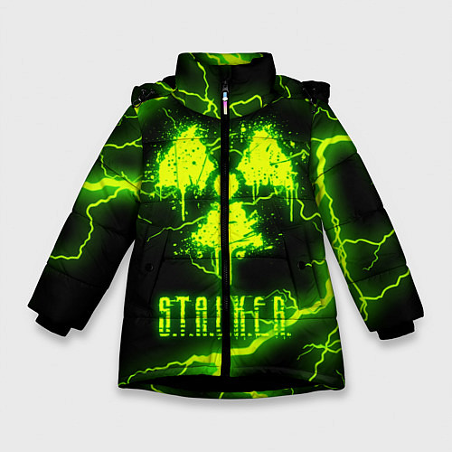 Зимняя куртка для девочки STALKER 2 / 3D-Черный – фото 1