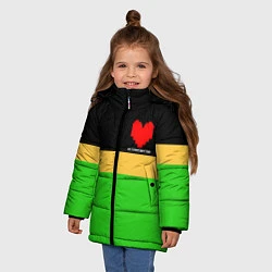 Куртка зимняя для девочки CHARA FIGHT, цвет: 3D-светло-серый — фото 2