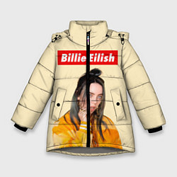 Куртка зимняя для девочки BILLIE EILISH, цвет: 3D-светло-серый