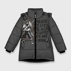 Куртка зимняя для девочки League of Legends, цвет: 3D-черный