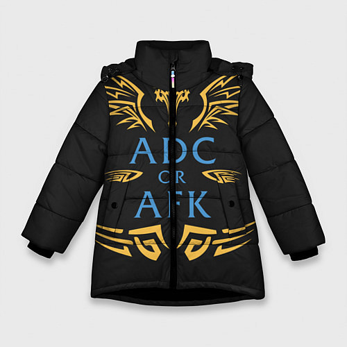 Зимняя куртка для девочки ADC of AFK / 3D-Черный – фото 1