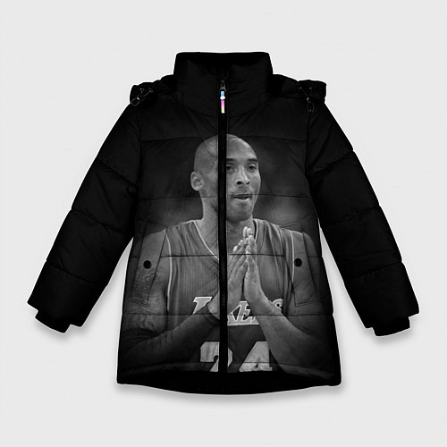 Зимняя куртка для девочки Коби Брайант / 3D-Черный – фото 1