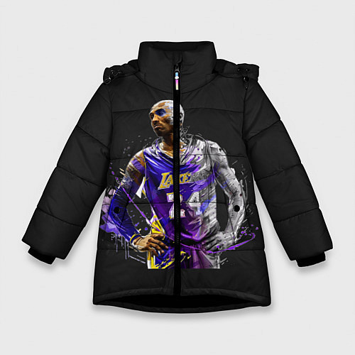 Зимняя куртка для девочки Kobe Bryant / 3D-Черный – фото 1