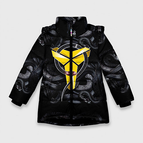 Зимняя куртка для девочки Los Angeles LakersKobe Bryan / 3D-Черный – фото 1
