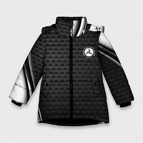 Зимняя куртка для девочки MERCEDES-BENZ / 3D-Черный – фото 1