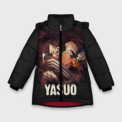Куртка зимняя для девочки Yasuo, цвет: 3D-красный