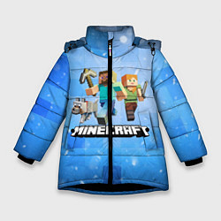 Зимняя куртка для девочки Minecraft Майнкрафт