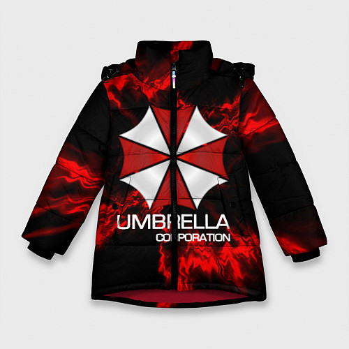 Зимняя куртка для девочки UMBRELLA CORP / 3D-Красный – фото 1