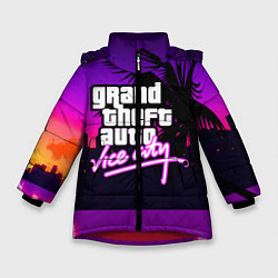 Зимняя куртка для девочки GTA:VICE CITY