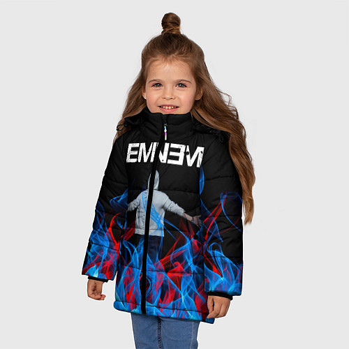 Зимняя куртка для девочки EMINEM / 3D-Красный – фото 3