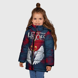 Куртка зимняя для девочки Heroes of Might and Magic, цвет: 3D-красный — фото 2