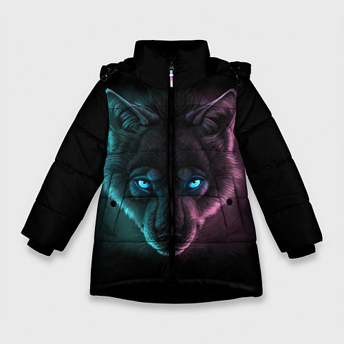 Зимняя куртка для девочки Neon Style / 3D-Черный – фото 1