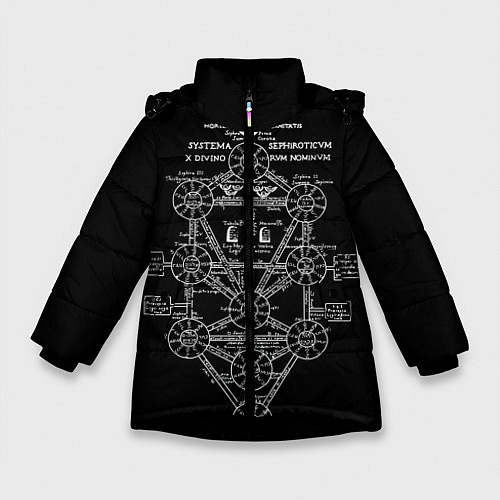 Зимняя куртка для девочки EVa-updown / 3D-Черный – фото 1