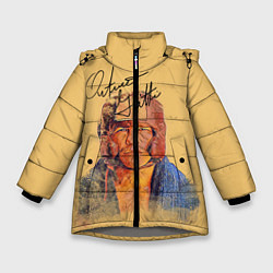 Куртка зимняя для девочки Arturo Gatti, цвет: 3D-светло-серый